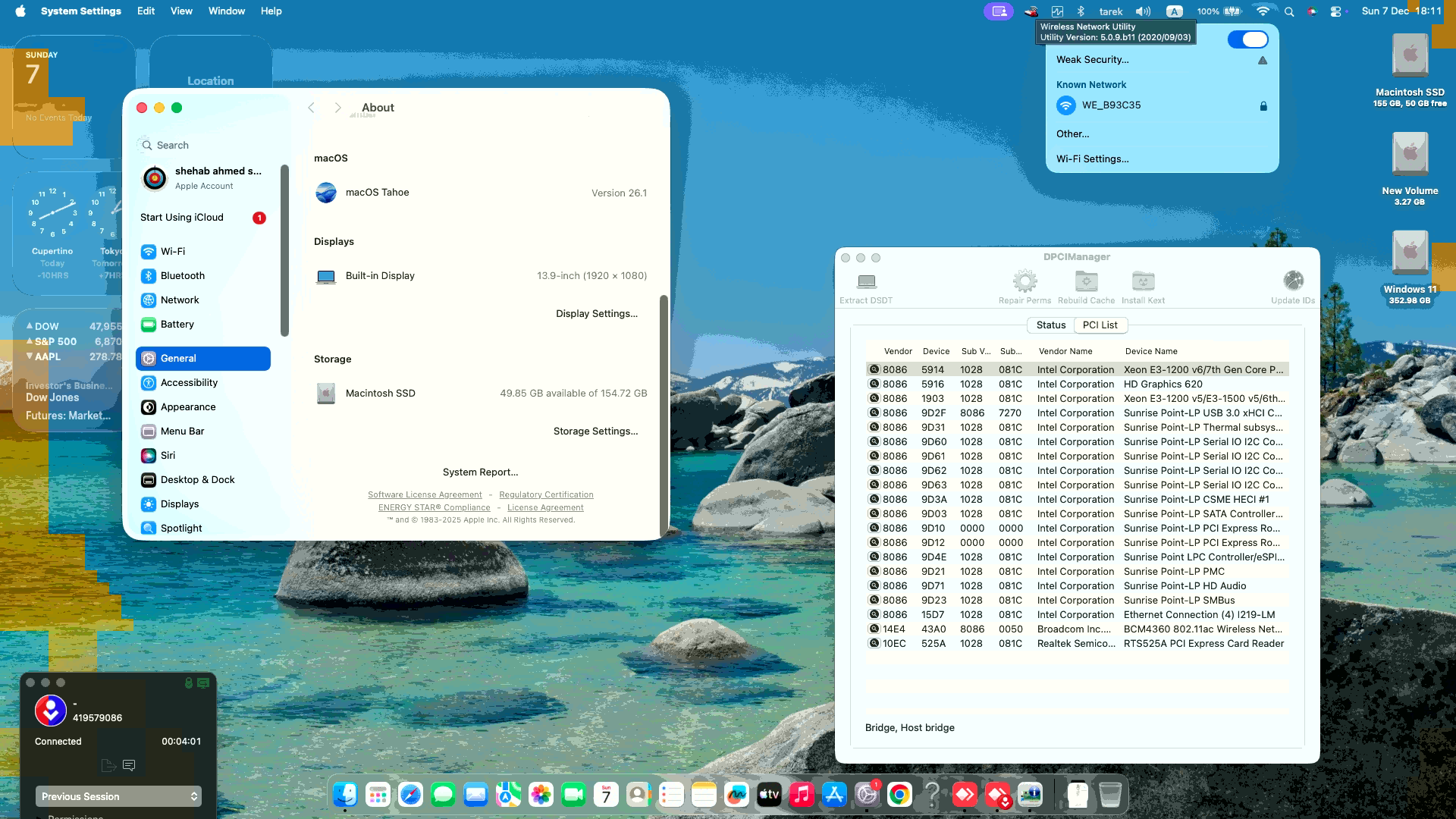 Dell Latitude 7490 18th [KabyLake R + Intel UHD 620 + I2C]   OpenCore 1